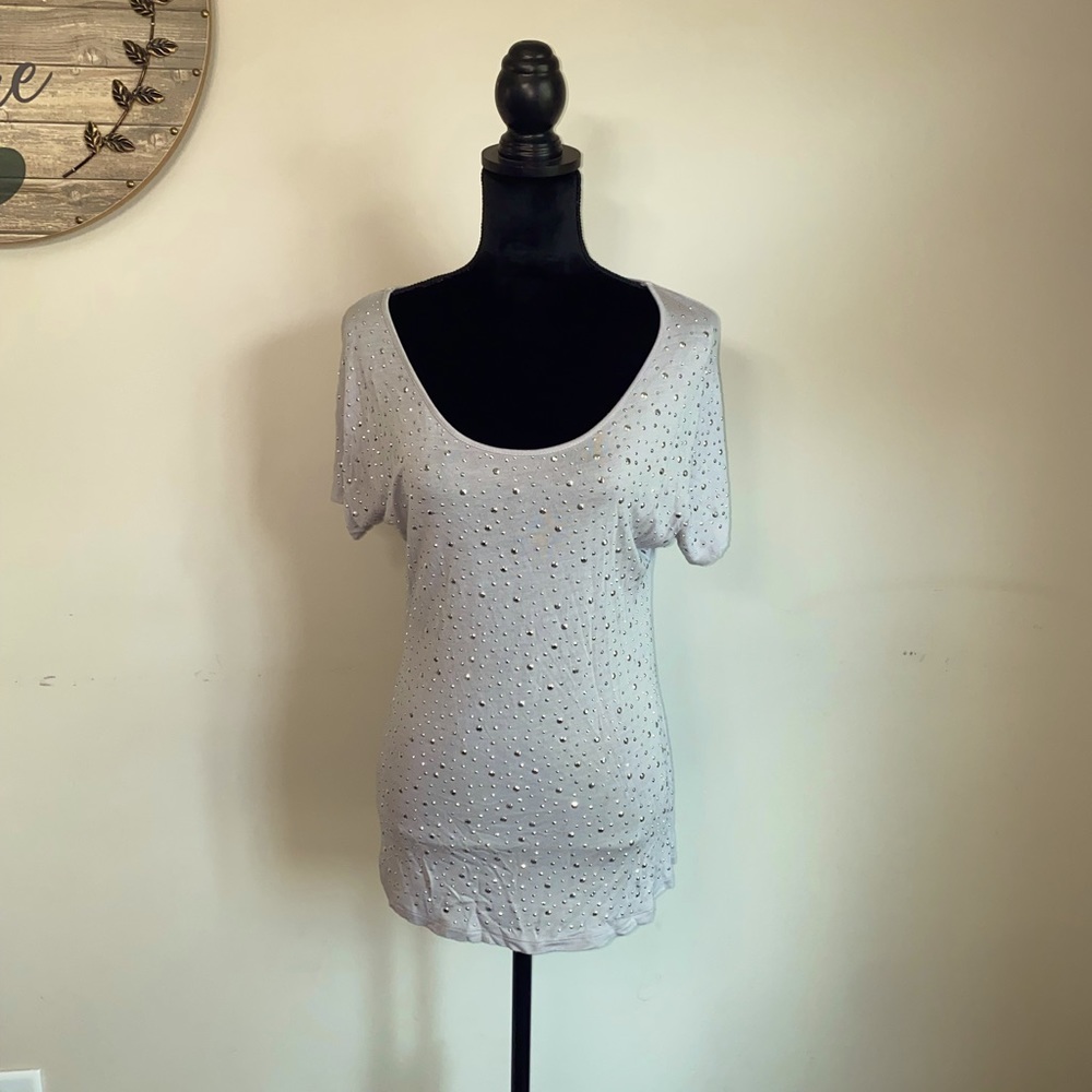 INC Medium Embellished Casual Shirt